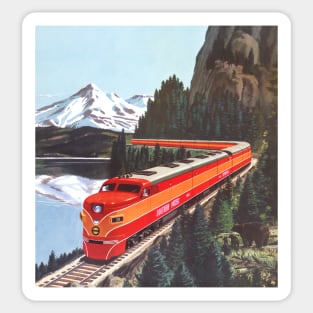 American Train Shasta Daylight Sticker